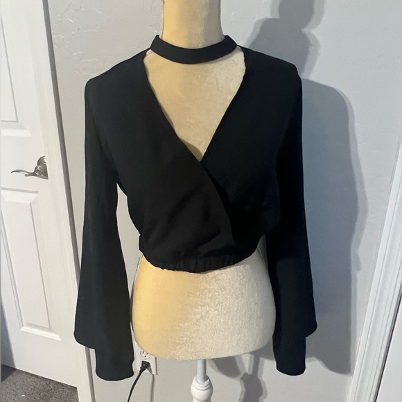 $5 BLACK BLOUSE. NEW WITH TAGS. SIZE MED. $5 if bundled - Picture 8 of 13